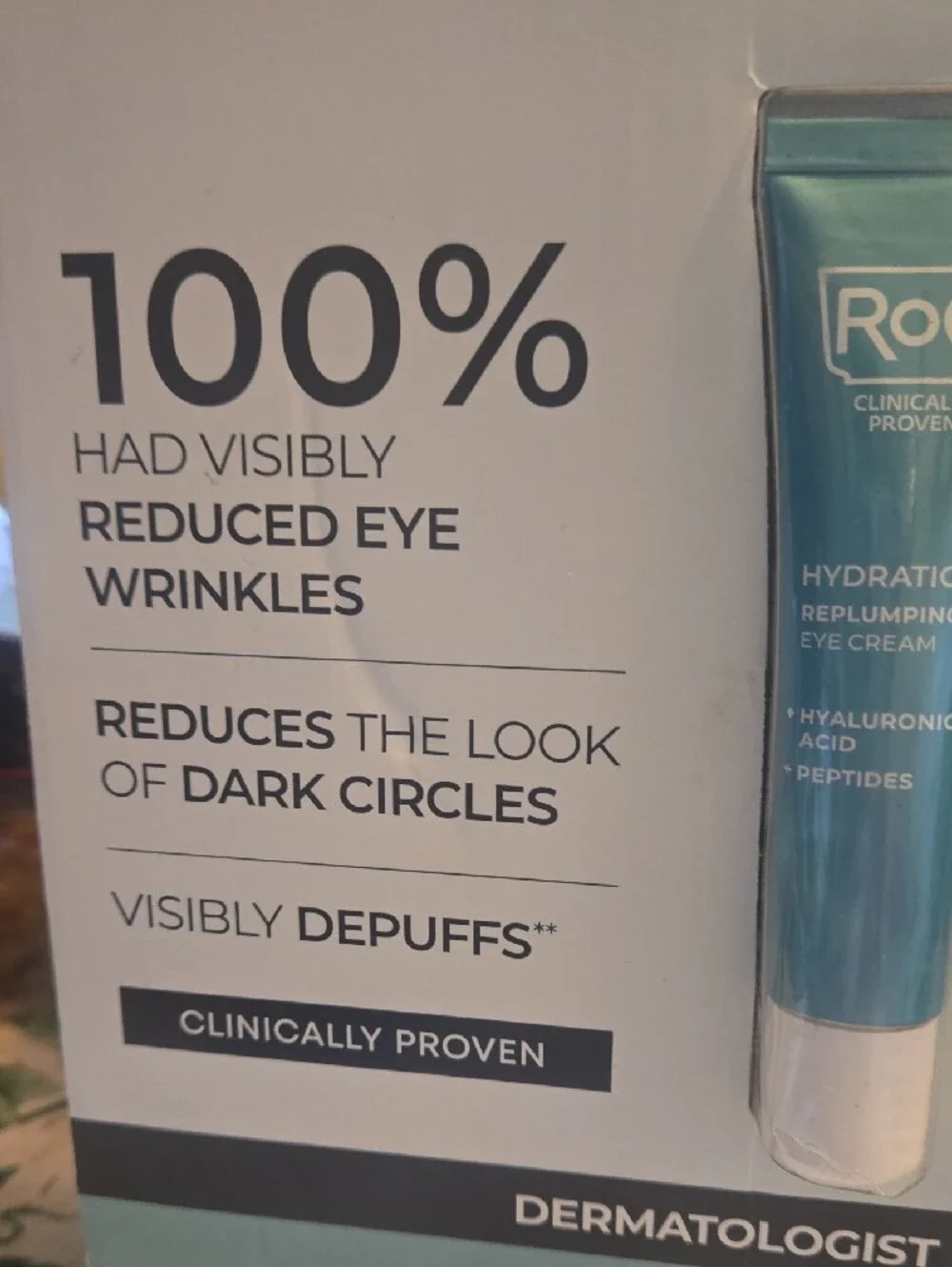 RoC Hydration+ Replumping Eye Cream (Teal) - Hydrating Eye Treatment